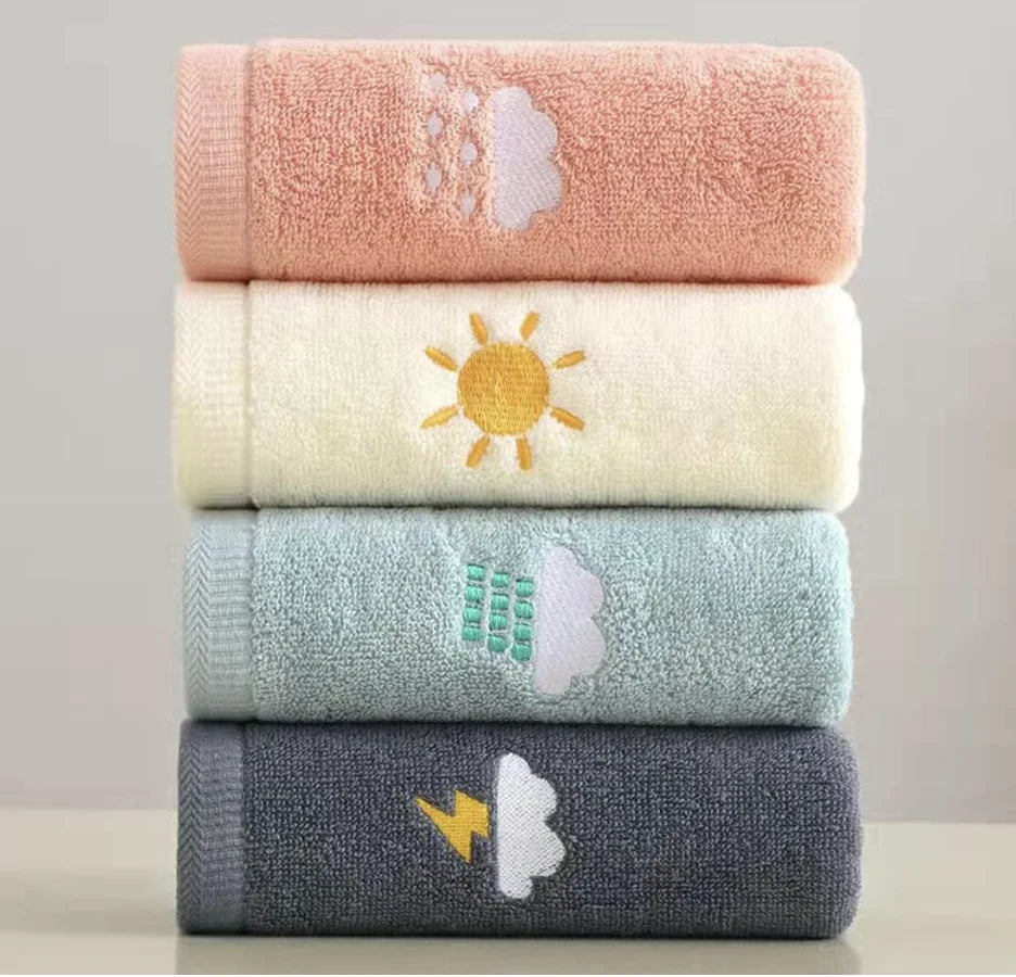 Bathroom Hand Towels Set of 4,