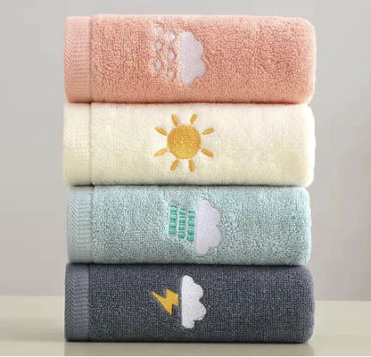 Bathroom Hand Towels Set of 4,