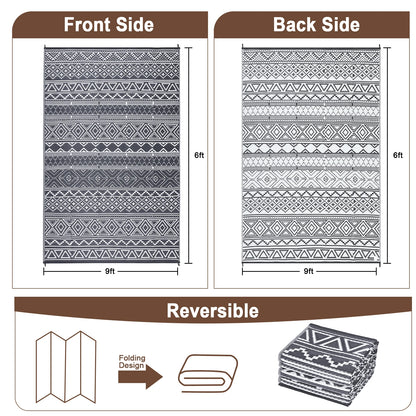 Waterproof Reversible Patio Rug