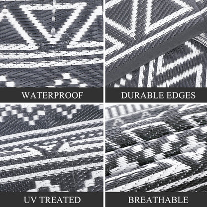 Waterproof Reversible Patio Rug