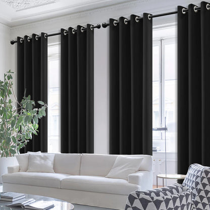 4PCS Blackout Curtains