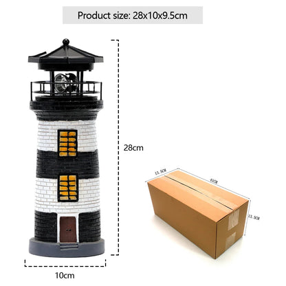 Rotating Lighthouse Lamp