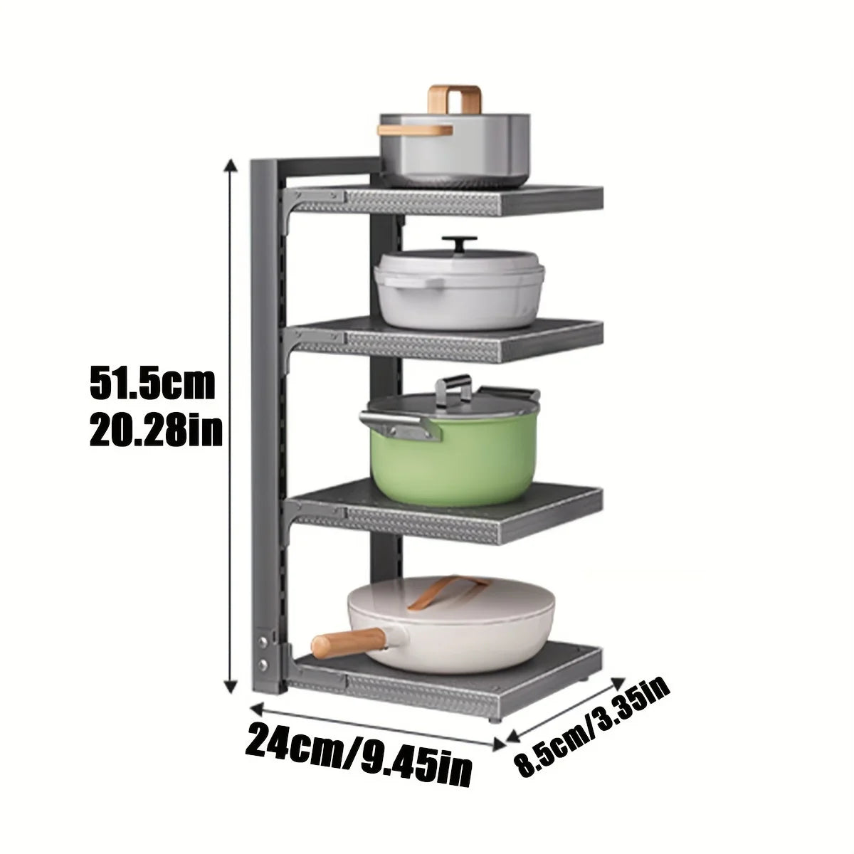 Heavy Duty Pots Pans Organizer