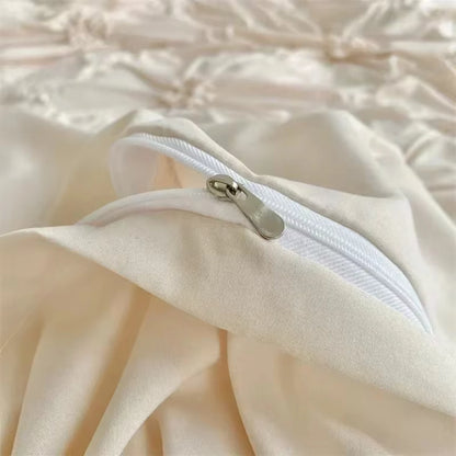 3D Twist Flowers Duvet Cover