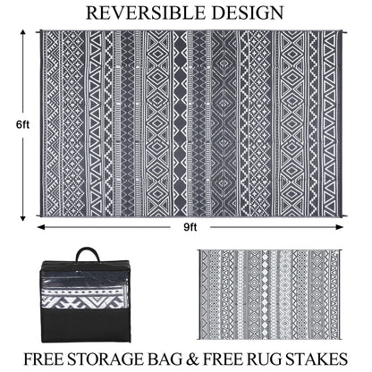 Waterproof Reversible Patio Rug