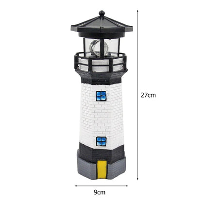 Lighthouse Rotating Solar Lamp