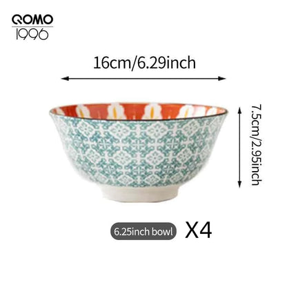 4 Pieces Ceramic Bowl Set